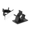 20Pcs Black Adjustable Plastic Cable Clamps Self Adhesive Car Cable Clips Wire Organizer. 