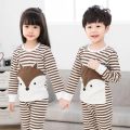 New Winter Warm Sleeping Pajamas Boys Clothing Tops+Pants 2pcs Pajamas Sets Toddler Pyjamas Kids Girls Boys Sleepwear Clothes.