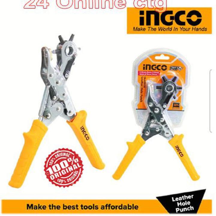 Leather Hole Puncher, Belt Hole Puncher, Heavy Duty Rotary Puncher, Multi Hole Sizes Maker Tool for Belt, Crafts, Card, Rubber