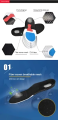 Sports Silicone Insoles for Shoe. 
