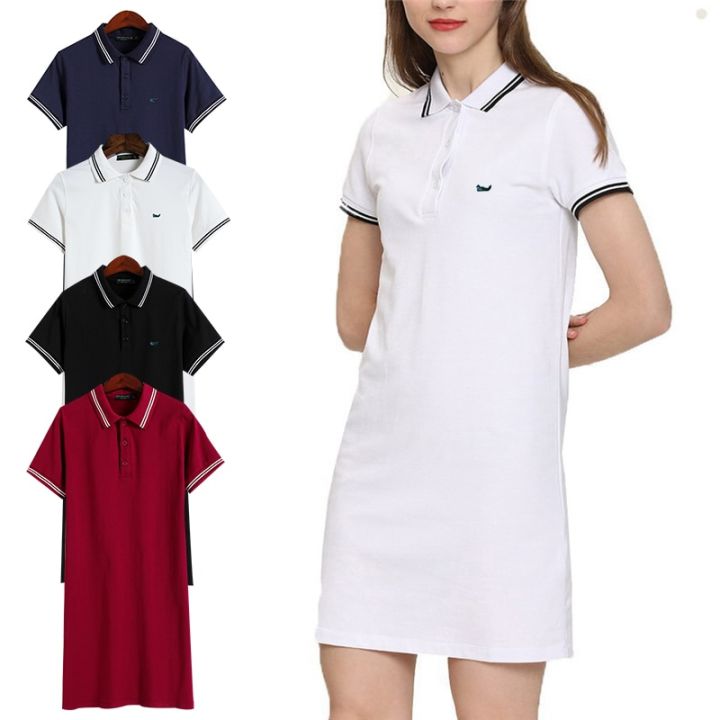 Women's%20Casual%20Dress%20Short%20Sleeve%20Cotton%20Summer%20Sports%20Midi%20Dress%20for%20Women%20Polo%20Golf%20Tennis%20Dresses%20-%20Image%203