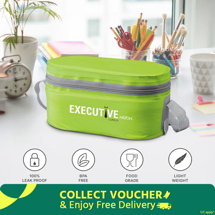 Lunch Box 2 Steel & 1 Microwave Safe Plastik Box