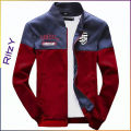 Men\'s Winter Jacket (Red-Navy).