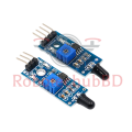 Flame Sensor Module 4-Pin (Blue) | High-Sensitivity Infrared Fire Detection Sensor for Arduino, ESP32, Raspberry Pi & Robotics Projects. 