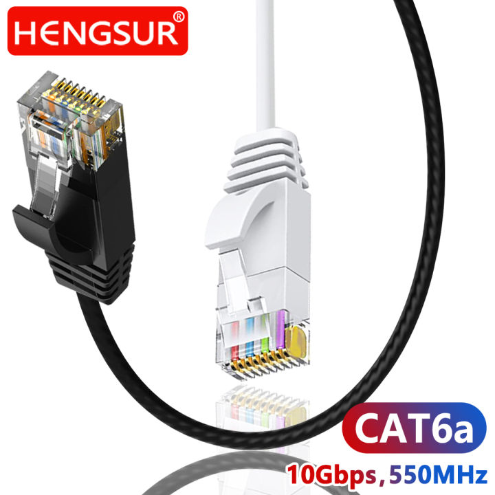 Cat6A Ethernet Cable 10Gbps Slim Lan Cable UTP Network Patch Cable For PS PC Internet Modem Router Cat 6a Cable Ethernet
