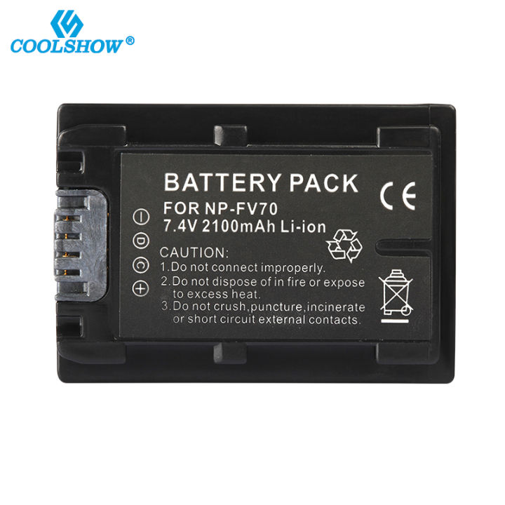 NP%20FV70%20NP-FV70%20NPFV70%20Battery%20for%20Sony%20NP%20FV50%20FV30%20HDR-CX230%20HDR-CX150E%20HDR-CX170%20CX300%20Z1%202100mAh%20Camera%20Batteries%20-%20Image%205