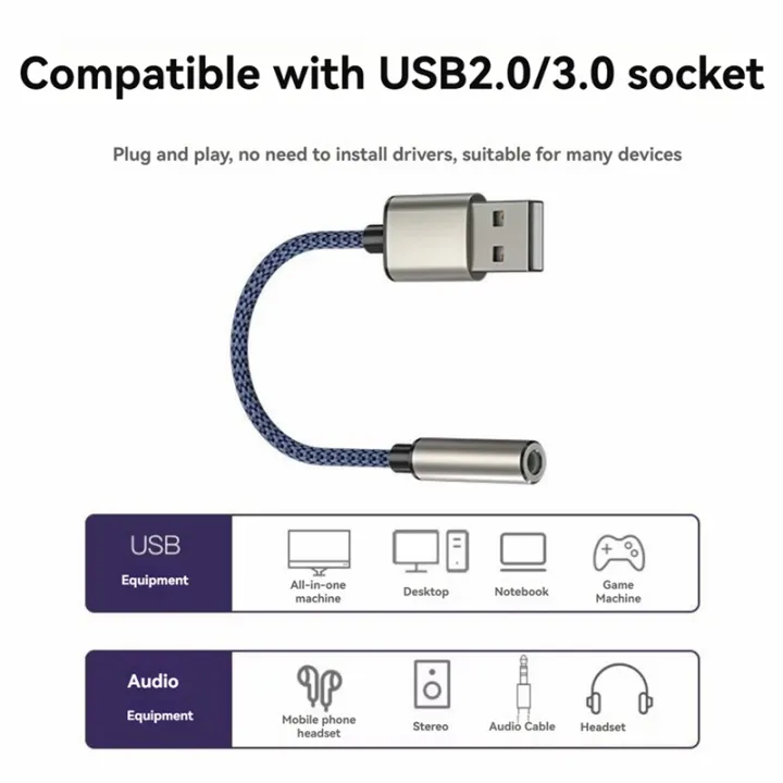 USB%20to%203.5mm%20Audio%20Cable%20USB%20A%20to%203.5mm%20Female%20External%20Black%20-%20Image%204