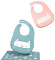 Silicone Baby Bibs - Waterproof Bib Set - Multicolor. 