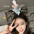 【Buy 1 Free 1】Ratatouille Hairband New Cartoon Plush Doll Headband French Wide-brimmed Hairpin Headdress Creativity Girl Gift. 