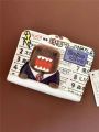 Domo Kun Wallet Short Purse Anime Cute Small Wallets for Women Men Kawaii Leather Purses Money Clips Bag. 