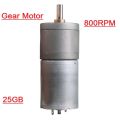 25GA370 800RPM GEAR MOTOR 12V 800RPM 25GA370 Low Speed High Torque DC 12V Gear Motor Micro Gear Boxed Motor For Robot Car Toy 3D Printers Parts .