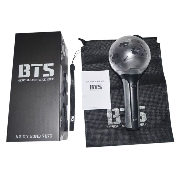 KPOP BTS ARMY Bomb Light Stick Version Two Bangtan Boys Concert Light-up Lamp