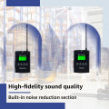 Retekess TT124 Two-way Tour Guide Audio System, Lapel Microphone, Rechargeable 13 Channel Wireless Explanation System, For Factory ,Conference,Tourism, Museum, Church, Hajj and Umrah.