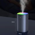 400ML Air Humidifier Nano Mist Marquee Colourful Light Night Light Humidifier Two Spray Modes Large Capacity Household Desktop Humidifier For Travel Bedroom Plants Car Home Office. 