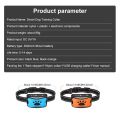 Collar WaterProof  Anti Bark Collar Rechargeable Stop Barking  Ultrasonic Training Barking Controller Pet Supplies Blue. 