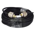15M UHF Coaxial Cable RG58 Coax Cable PL259 Cable 50 Ohms CB Radio Antenna Cable UHF Male to UHF Male Low Loss UHF. 