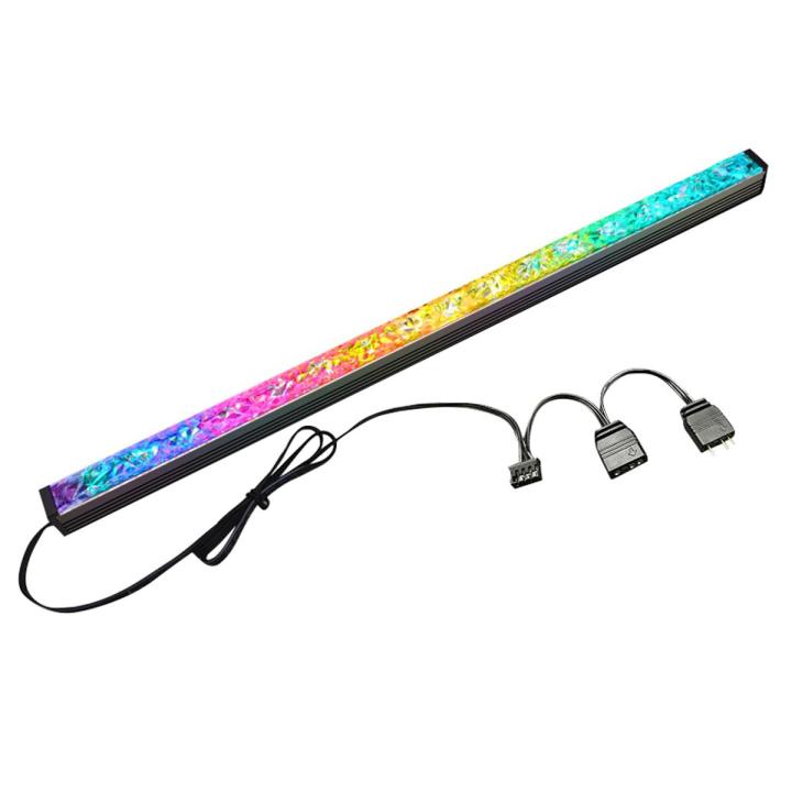【3C VictoryEagle】COOLMOON Computer RGB Color Light Strip 5V/3PIN Aluminum Magnetic Multicolor RGB LED Lamp