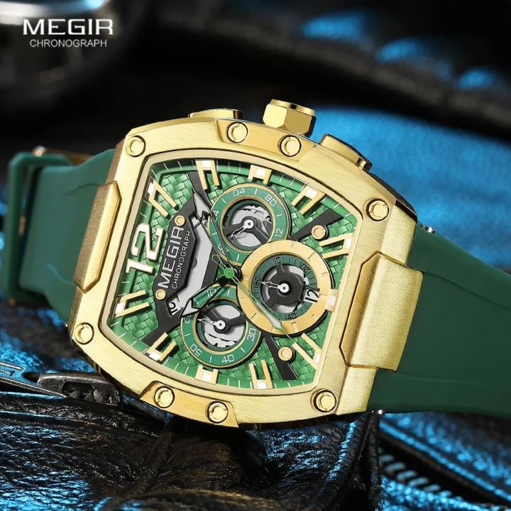 MEGIR%20Fashion%20Sport%20Quartz%20Watch%20for%20Men%20Waterproof%20Golden%20Green%20Silicone%20Strap%20Chronograph%20Wristwatch%20with%20Date%20Luminous%20Hands%20-%20Image%202