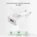 5V 2A EU Plug USB Adapter Mobile Phone Wall Charger For OPPO A12 A15 A1K A5 A9 A7 A8 F9 F11 Pro Samsung A7 2018 Micro USB Cable. 