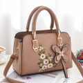 Fashion Brand Women Embroidery Solid Color Shopper Totes Large Capacity Handbag Ladies Luxury Design Shoulder Crossbody Bag.