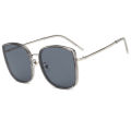 Korean version square frame women, round face for slimming and big face, fashionable outdoor internet celebrity, same style sunglasses.
