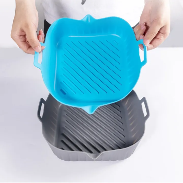 YKS%201PCS%20Air%20Fryer%20Silicone%20Pot%20Air%20Fryer%20Basket%20Liner%20Non-Stick%20Oven%20Baking%20Tray%20-%20Image%206