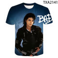Michael Jackson 3D Print T-shirt Men Women Children Hip Hop Fashion Casual Streetwear Boy Girl Kids Printed T Shirt Cool Tops. 