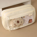 Capybara Pencil Bag Cute Fabric Pencil Case Kawaii Large Capacity Pencil Case NOVO. 
