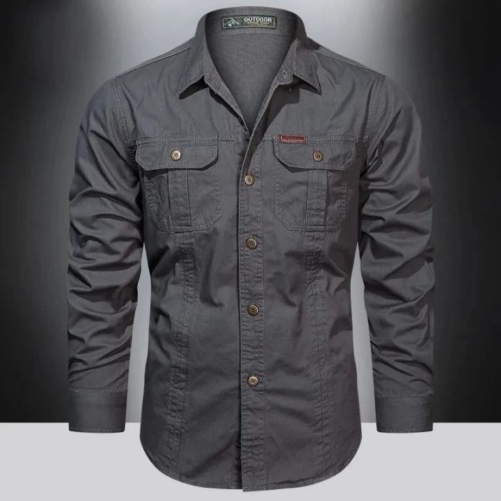 New%20Autumn%20Military%20Style%20Cotton%20Pocket%20Shirt%20for%20Men%20Solid%20Color%20Slim%20Casual%20Brand%20Clothing%20Men%20Long%20Sleeve%20Shirts%205XL%20-%20Image%205
