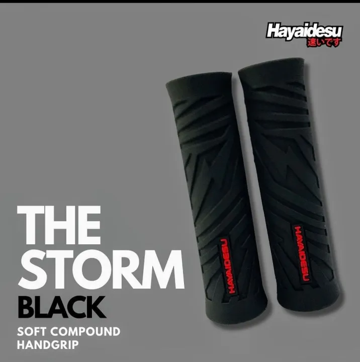 Hayaidesu%20THE%20STORM%20Handgrip%20-%20Universal%20Motorcycle%20Handlebar%20Hand%20Grip%20(Random%20Color)%20-%20Image%204