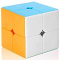 Magic Cube 2x2 Stickerless Speed Cube. 
