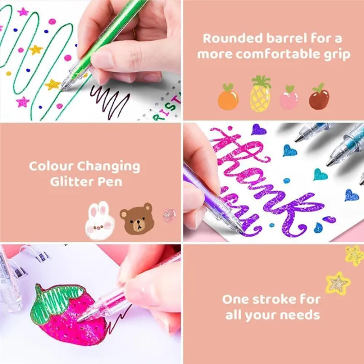 Glitter%20Gel%20Pen%20Kit%20Glitter%20Gel%20Pen%20Artist%20Colored%20Gel%20Markers%20Neon%20Pens%20for%20and%20Drawing%20B%20-%20Image%207