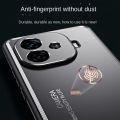 Aluminum Alloy Sandblasted Back Plate Case For IQOO Z9 Turbo Z9 NEO 8 Z7X Z7 VIVO X100 Pro X90 Pro + Metal Camera Protect Cover.