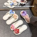 【sought-after】 Comfortable Phalaenopsis Flower Women Herringbone Slippers INS Style Anti-slip Summer Beach Shoes EVA Outdoor Indoor Slide Sandals Women. 