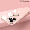 New Phone Case For Tecno Spark Go 2024 Cover Soft 6D Electroplating Antioxidant Ring Bracket Attraction for Tecno Spark Go 2024 Case. 