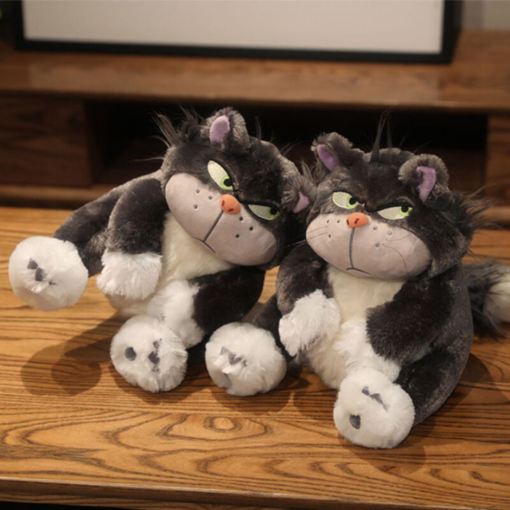25Cm Doll Toys Lucifer Plushies Bad Cat Stuffed Animals Plush Children's Toy Kids Room Decor Girl Gift