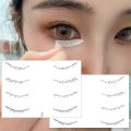 1/3/5pcs Transfer Paper Lower Eyelash Tattoo Patch Flat Lazy Makeup Tool Fake Eyelashes Disposable Stickers Beauty Tool. 