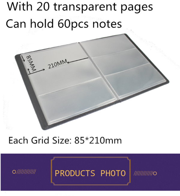 60/90%20Pockets%20Paper%20Money%20Album%20Collection%20Banknote%20Stamps%20Book%20Soft%20Leather%20Note%20-%20Image%206
