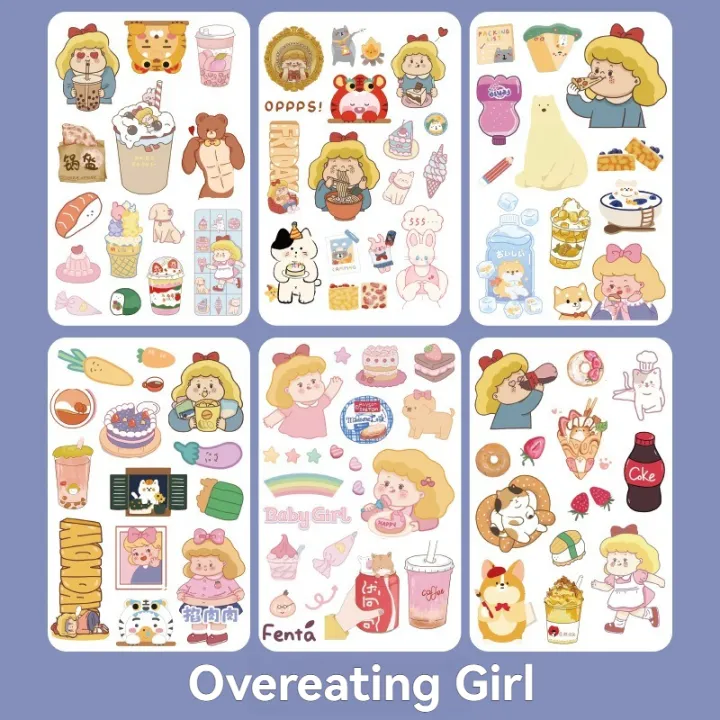 6%20Sheets%20Cute%20Cartoon%20Series%20Waterproof%20PVC%20Stickers%20Transparent%20Kawaii%20Album%20Diary%20Journal%20Decorative%20Crafts%20Scrapbooking%20DIY%20Sticker%20Gift%20-%20Image%209