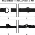 Canvas Belt D-Ring Belt Fabric Webbing Belt Waist Belt Strap Waistband Belt.