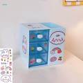 Multifunctional Jewelry Storage Box with Drawer Makeup Holder for Bedroom Dresser. 