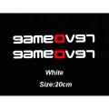 2psc gameover Car windows sticker car sticker for revo volkswagen golf passat B5 B6 B7 Golf MK4 MK6 MK7 CC R20 R32 R36. 