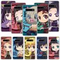Demon Slayer Cute Anime Phone Case For Samsung Galaxy S20 FE S10 Plus S21 S22 S23 Ultra S10E S9 S8 S7 Edge Fundas Cover Coque Fo.