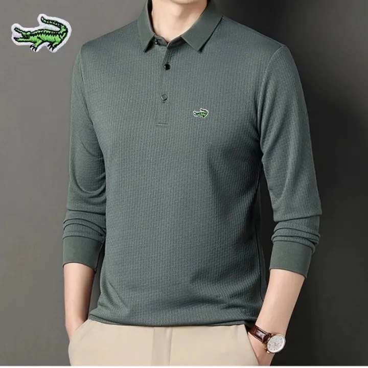 Men's%20Embroidery%20Brand%20High%20Quality%20Knitted%20Polo%20Shirt%20Four%20Seasons%20Casual%20Ribbed%20Long%20Sleeve%20T-shirts%20Black%20White%20Tee%208%20Colors%20-%20Image%204