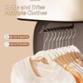 Portable Electric Clothes Dryer for Home, Apartment, RV & Travel  Foldable Mini Wardrobe Dryer  Fast Drying, Low Noise & Energy Efficient for Baby & Light Clothes. 