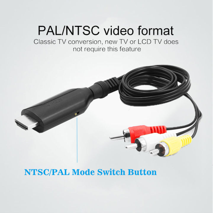 HDMI%20TO%20AV%20Scaler%20Adapter%20HD%20Video%20Composite%20Converter%20Box%20HD%20to%20RCA%20AV/CVSB%20L/R%20Video%204K30HZ%20Support%20NTSC%20PAL%20-%20Image%205