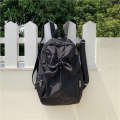 2024 New College Student Girls High Capacity Drawstring Folded Nylon Backpack for Women.
