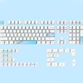 0 Key Rainbow PBT Keycap Cherry Outline Mechanical Keyboard Set.