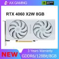 AX-Power By INNO3D GeForce RTX 4060 Graphics Card 8GB X2W GDDR6 128Bit NVIDIA 8G RTX4060 Video Card Desktop Gaming GPU New.