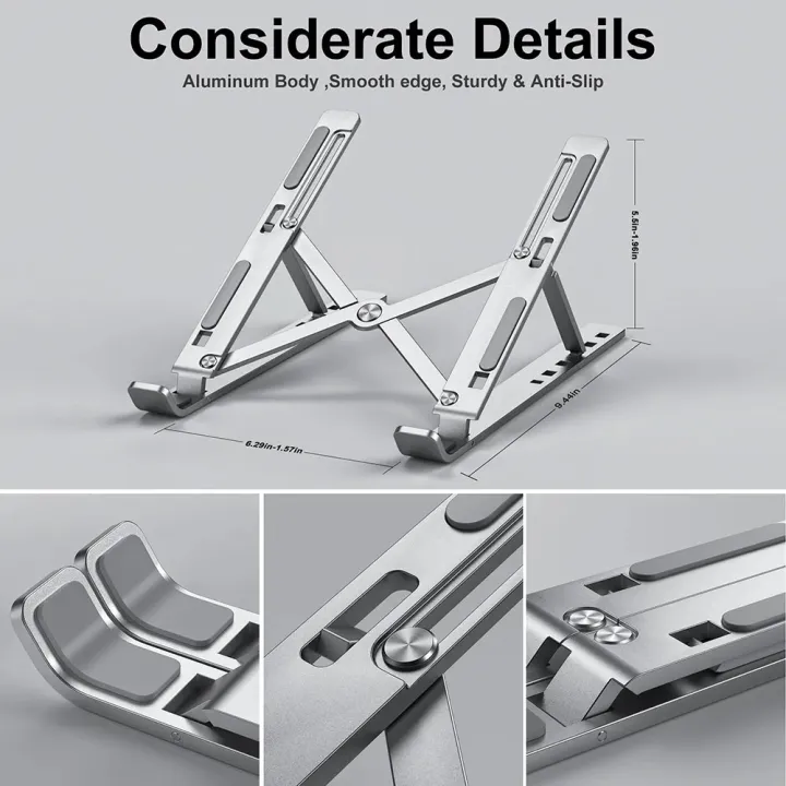 Aluminum%20Alloy%20Laptop%20Holder%20Stand%20Adjustable%20Foldable%20Portable%2010"%20to%2017.5"%206%20Angles%20Travel%20Laptop%20Stand%20for%20Notebook%20Computer%20Bracket%20Lifting%20Cooling%20Holder%20Non-slip%20-%20Laptop%20Stand%20-%20Mac%20book%20Stand%20-%20Image%202